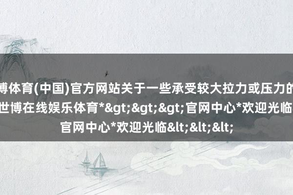 世博体育(中国)官方网站关于一些承受较大拉力或压力的五金荟萃件-*世博在线娱乐体育*>>>官网中心*欢迎光临<<<