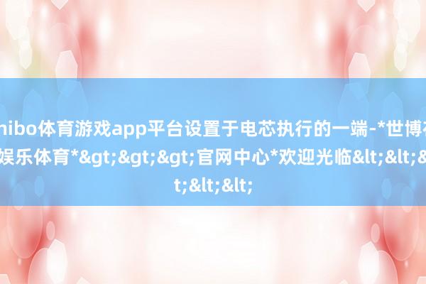 shibo体育游戏app平台设置于电芯执行的一端-*世博在线娱乐体育*>>>官网中心*欢迎光临<<<