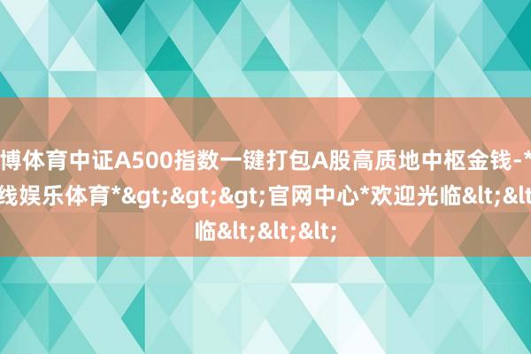 世博体育中证A500指数一键打包A股高质地中枢金钱-*世博在线娱乐体育*>>>官网中心*欢迎光临<<<