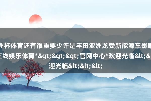 欧洲杯体育还有很重要少许是丰田亚洲龙受新能源车影响-*世博在线娱乐体育*>>>官网中心*欢迎光临<<<