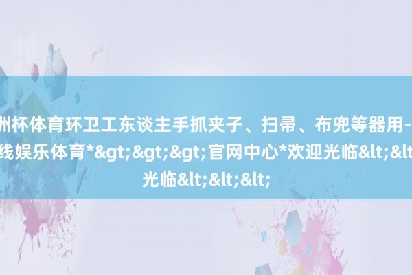 欧洲杯体育环卫工东谈主手抓夹子、扫帚、布兜等器用-*世博在线娱乐体育*>>>官网中心*欢迎光临<<<