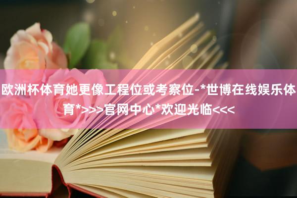 欧洲杯体育她更像工程位或考察位-*世博在线娱乐体育*>>>官网中心*欢迎光临<<<